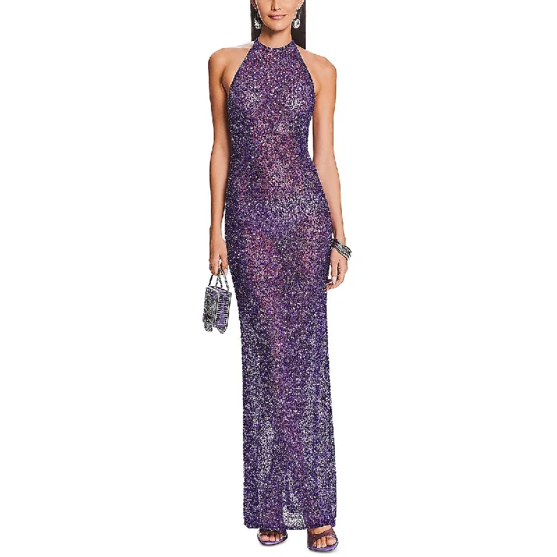 Daily Deals Retrofete Womens Clarisse Halter Long Evening Dress