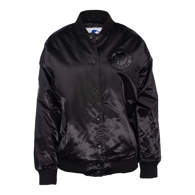 Shop and Save Women's Tie Breaker Varsity Jacket