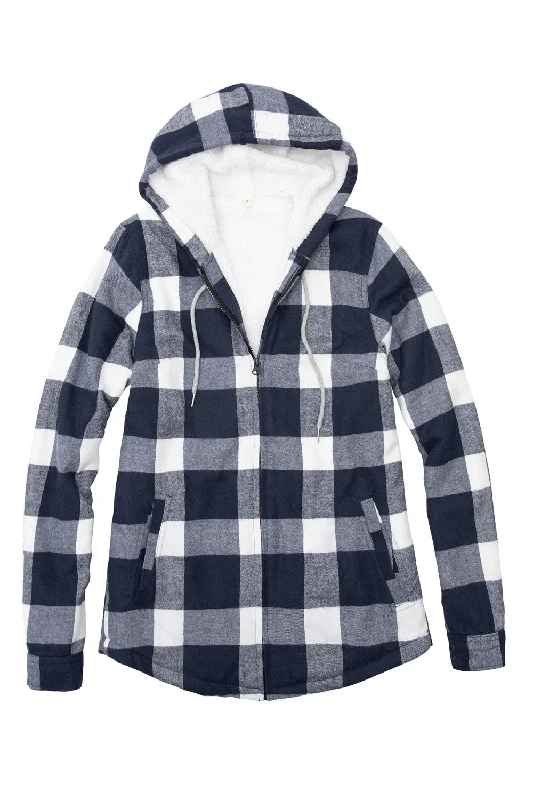 Buffalo Navy White