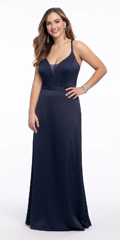 Super Sale Plunge Crepe X-Back Dress - Plus