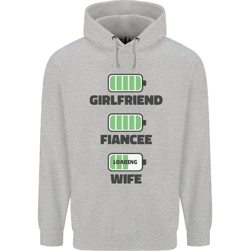 Low Prices Girlfriend Fiance Wife Loading Engagement Mens 80% Cotton Hoodie