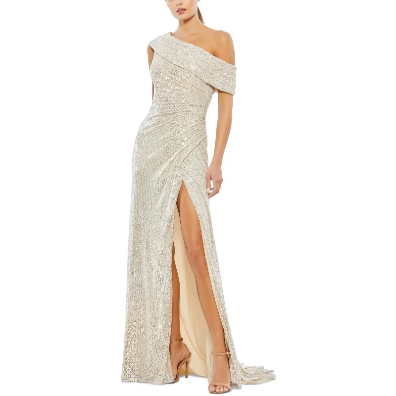 Today's Special Ieena for Mac Duggal Womens Sequined Maxi Evening Dress