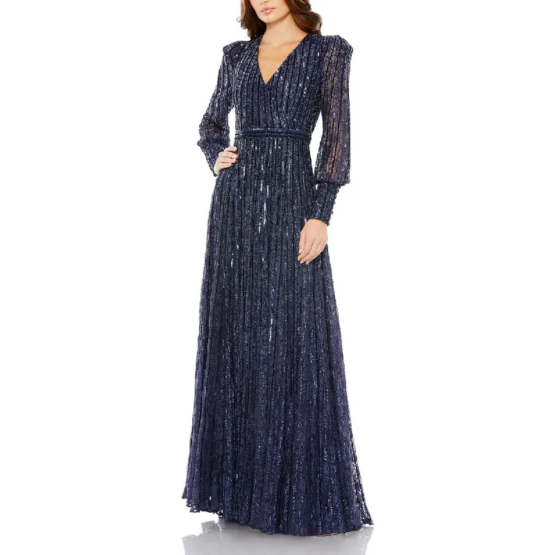 Daily Deals Mac Duggal Womens Lace Embellished Evening Dress