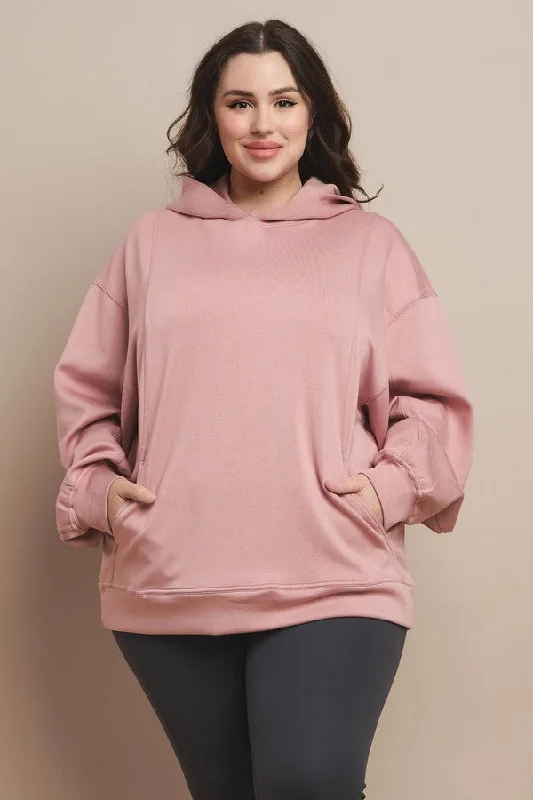 Friends and Family Sale Plus Size Oversized Scuba Hoodie