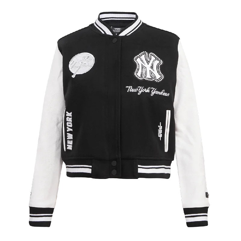 Super Bargain CHAMARRA UNIVERSITARIA MLB NEW YORK YANKEES PEARLS PARA MUJER