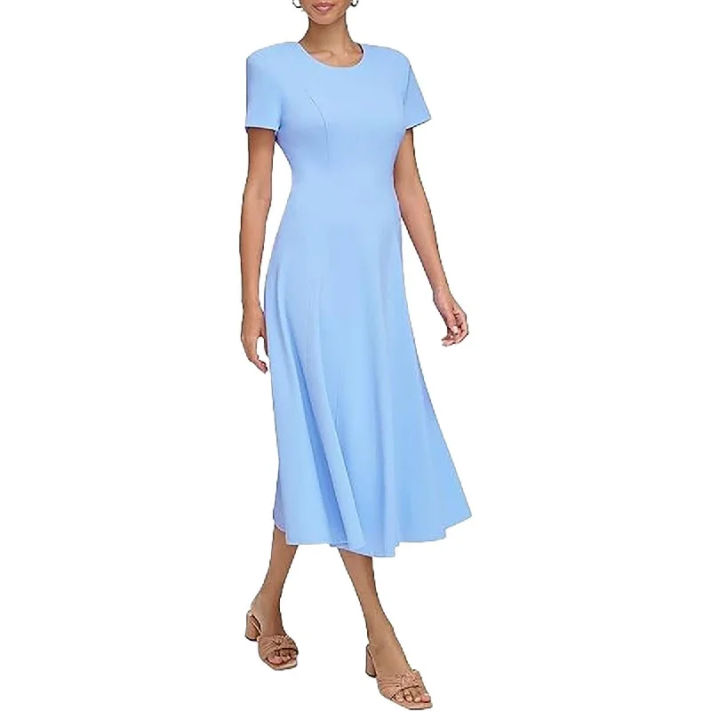 Unmissable Offer Calvin Klein Womens A-Line Midi Wear To Work Dress