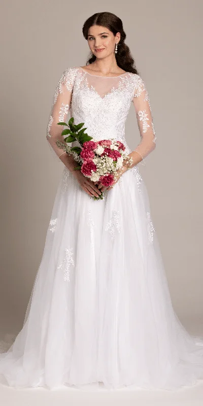 New Markdowns Beaded Embroidered Tulle Sweetheart A Line Dress