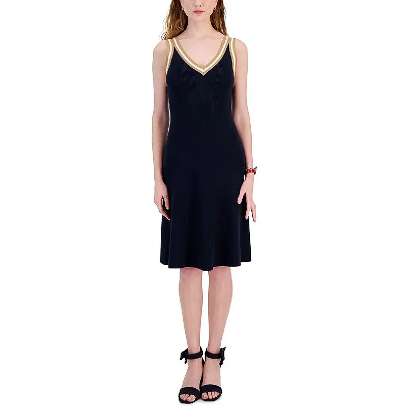 Stock Up and Save Tommy Hilfiger Womens Stretch Ribbed Sweaterdress