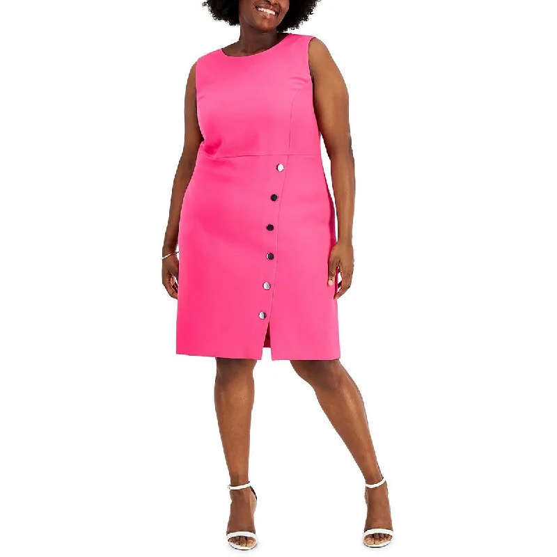 Instant Discount Kasper Womens Plus Scuba Mini Sheath Dress