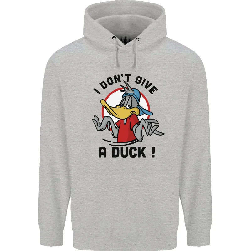 Great Bargains I Don't Give a Duck Funny Offensive Rude Joke Mens 80% Cotton Hoodie