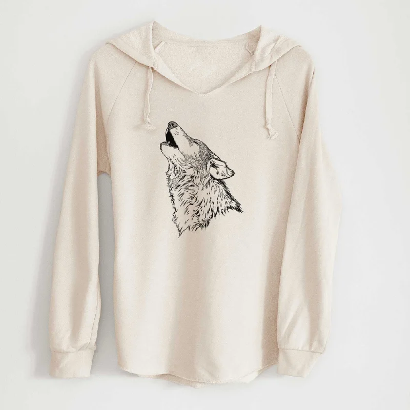 Best Seller Canis lupus - Grey Wolf Howling - Cali Wave Hooded Sweatshirt