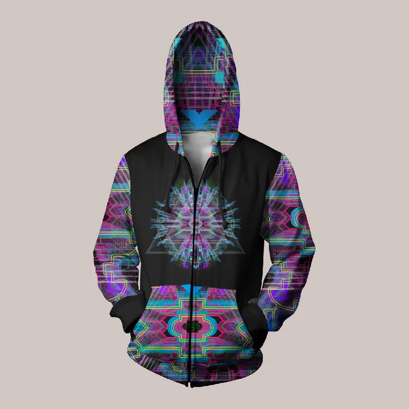 Bargain Prices Vegitalista Hoodie – Futuristic Geometric Psychedelic Art