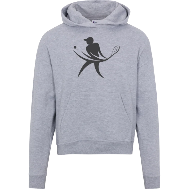 Markdown Madness Tennis Player Women's Luxury Hoodie