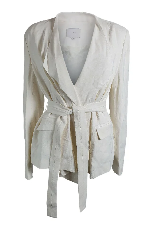 Loyalty Reward IRO Ecru Cleland Tie Waist Jacket (FR 42 | US 10 | UK 14)
