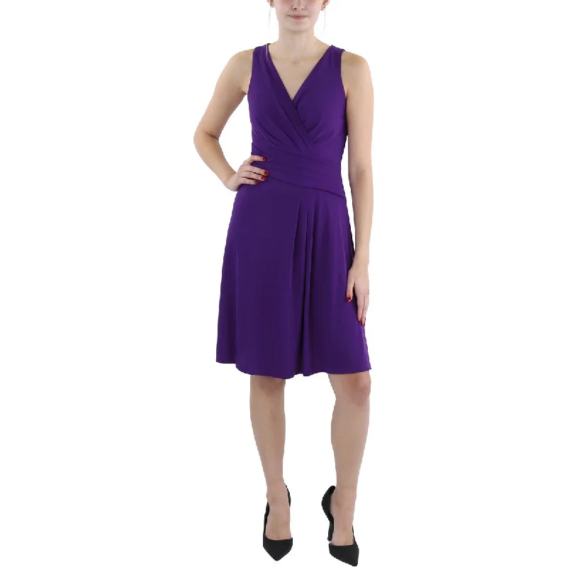 Daily Specials Lauren Ralph Lauren Womens Drapey Midi Cocktail And Party Dress