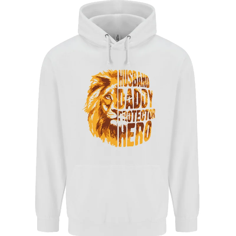 Special Price Husband Daddy Protector Hero Fathers Day Mens 80% Cotton Hoodie