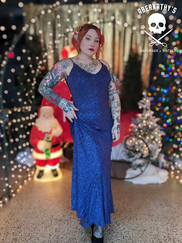 Exclusive Online Offer Vintage Y2K Purple Glitter Dress