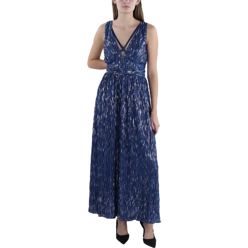 Seasonal Sale Guess Womens Satin Metallic Evening Dress