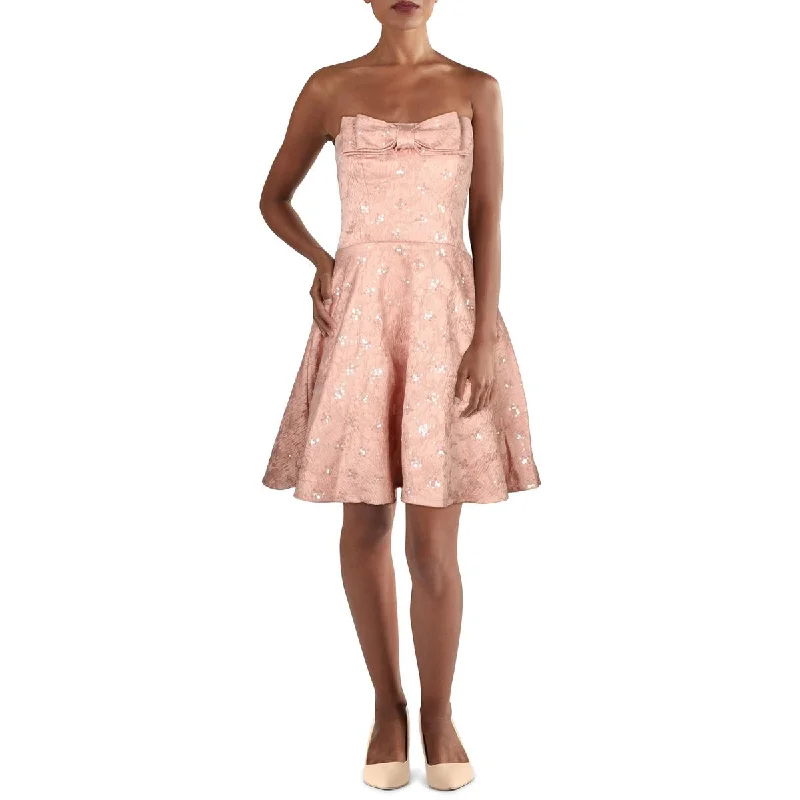 Discount Extravaganza City Studio Womens Sequined Mini Cocktail And Party Dress