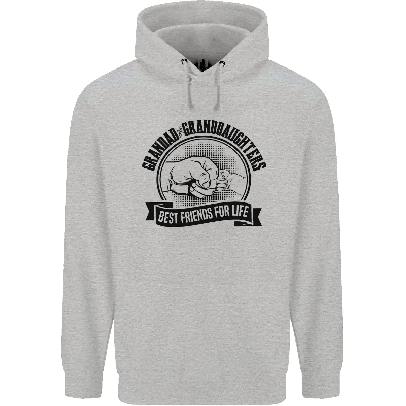 Quick Sale Grandad & Granddaughters Grandparents Day Mens 80% Cotton Hoodie