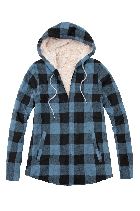 Checkered Blue Black
