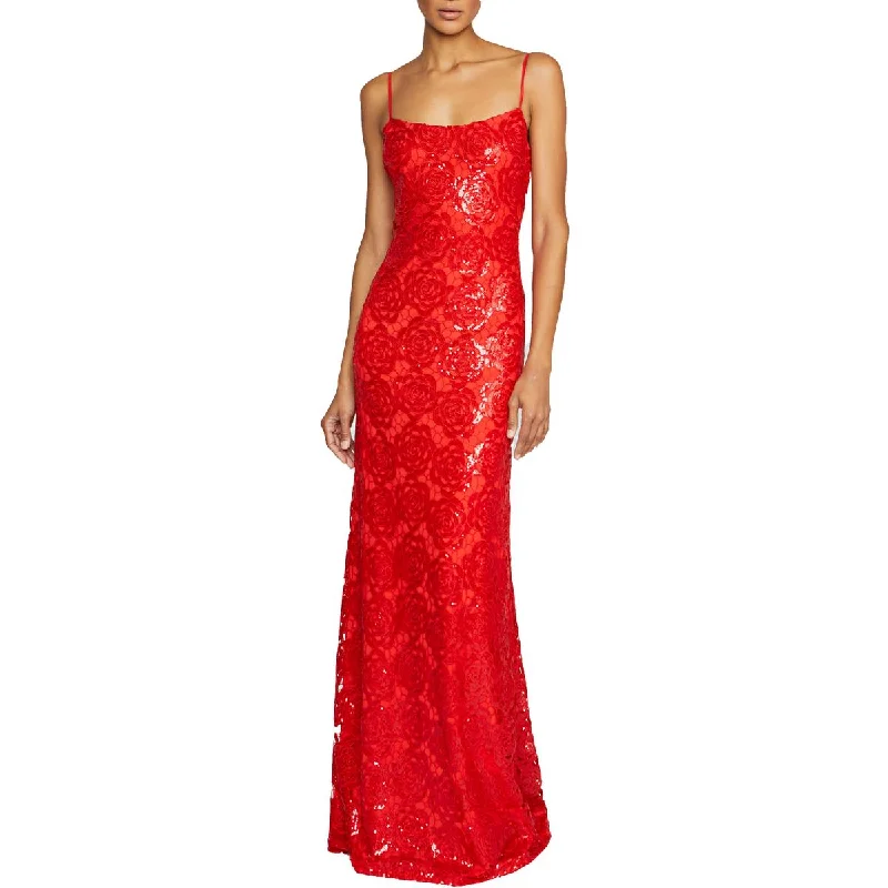 Huge Discounts ML Monique Lhuillier Womens Layered Full Length Evening Dress