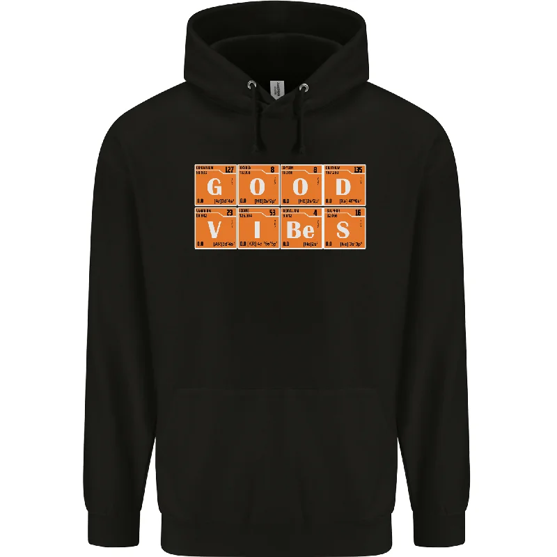 Best Bargains Good Vibes Periodic Table Chemistry Funny Mens 80% Cotton Hoodie
