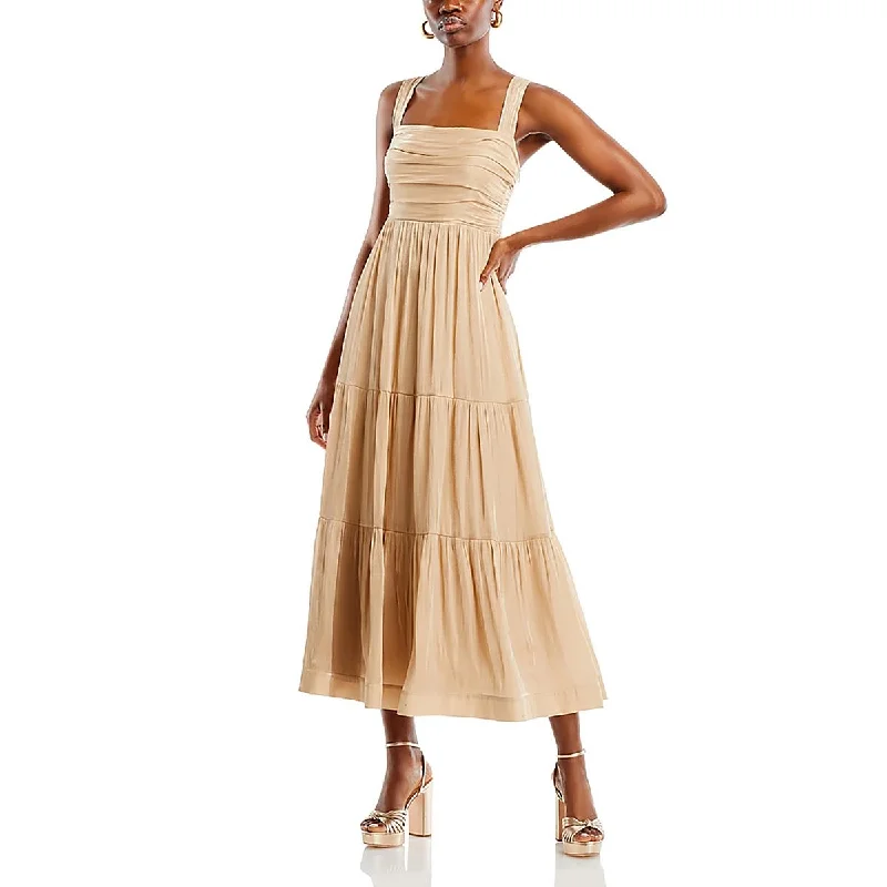 New Deals Kobi Halperin Womens Glitter Long Maxi Dress