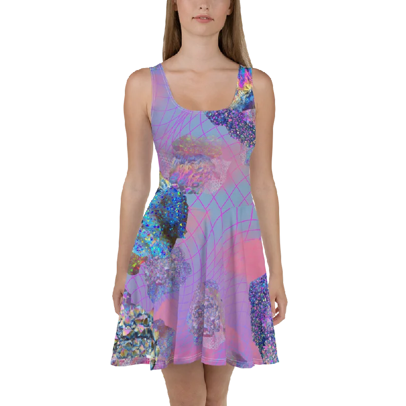Super Bargain Crystal Clouds Skater Dress