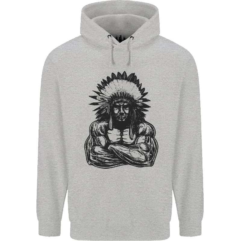 Price Reduction Gym Chief Training Top Bodybuilding MMA Mens 80% Cotton Hoodie