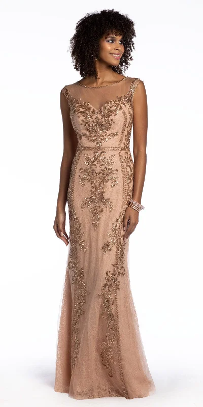 Overstock Lace Cap Sleeve Beaded Sheath Dress