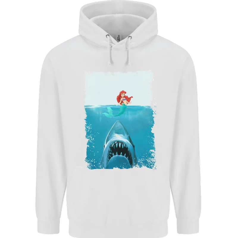 Deal Frenzy Funny Shark Parody Scuba Diving Fishing Mens 80% Cotton Hoodie