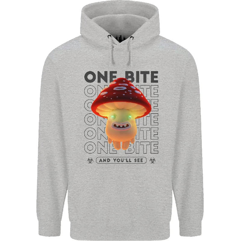 Online Exclusive Funny Magic Mushrooms LSD Trippy Mens 80% Cotton Hoodie