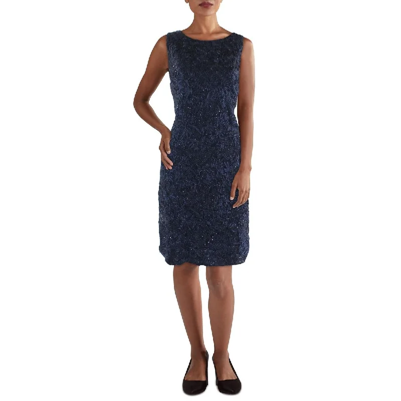 Epic Deals SLNY Womens Soutache Sleeveless Sheath Dress