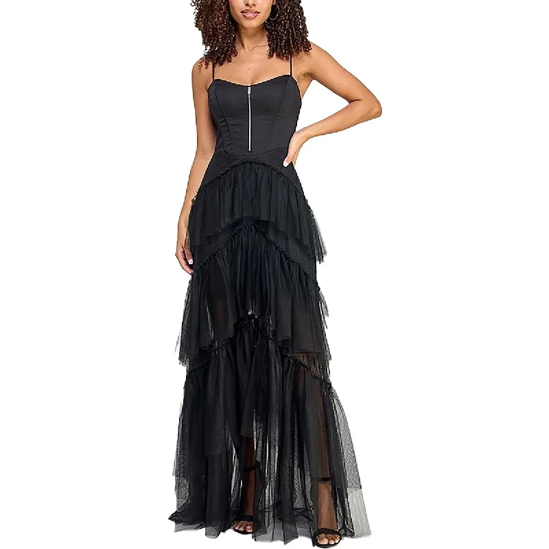 Special Promotion City Studio Womens Full Length Zipper Maxi Dress