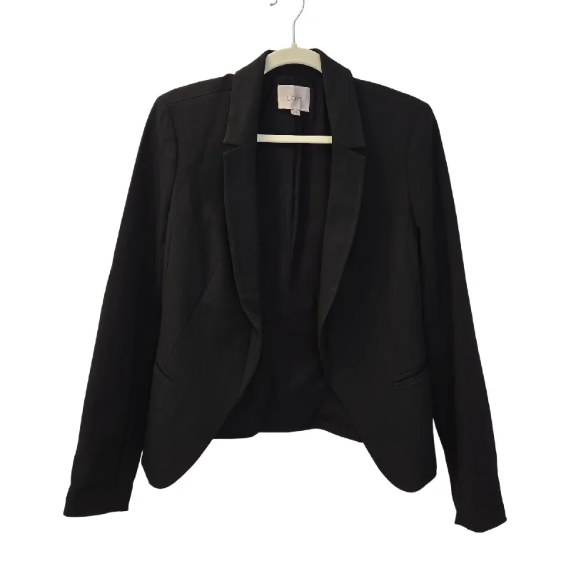 Savings Bonanza Loft Black Open Blazer Jacket Size 6