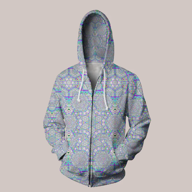 Special Price Enon Hoodie – Kaleidoscopic Sacred Geometry Pattern