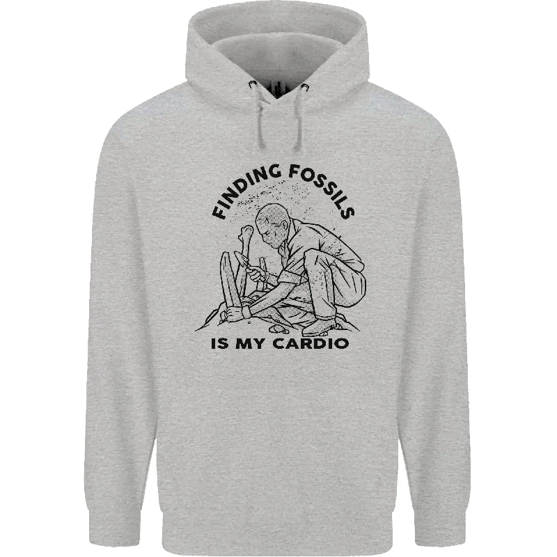 Customer Appreciation Sale Funny Palaeontology Finding Fossils is My Cardio Mens 80% Cotton Hoodie