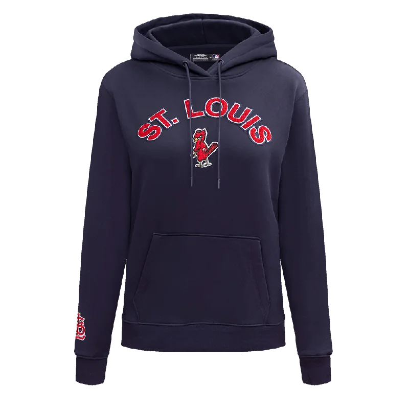 Quick Sale SUDADERA CON GORRO MLB ST. LOUIS CARDINALS CLASSIC ESSENTIALS PARA MUJER