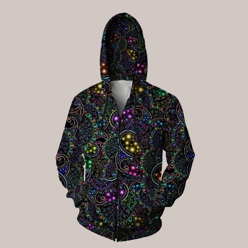 Super Sale Neopaisley Hoodie – Vibrant Psychedelic Paisley Art