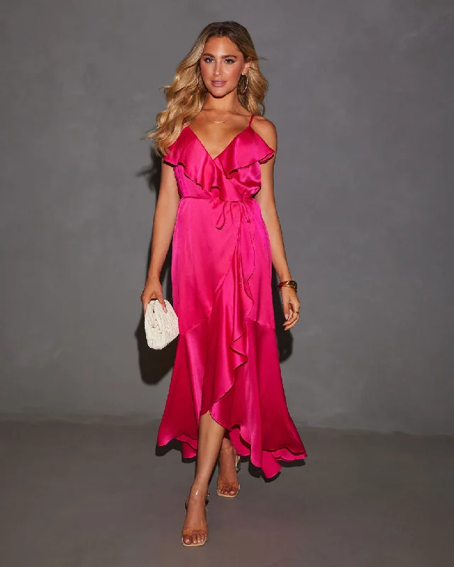 Limited Time Willow Sleeveless Wrap Maxi Dress