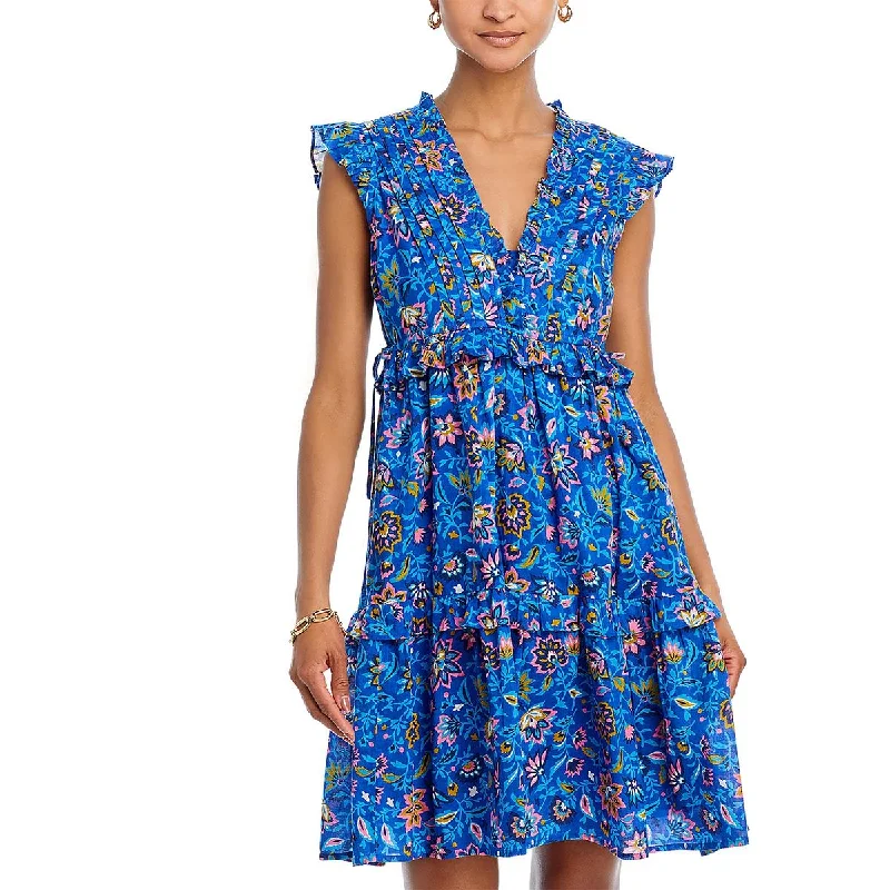 Deep Discounts Banjanan Womens Mini Sleeveless Fit & Flare Dress