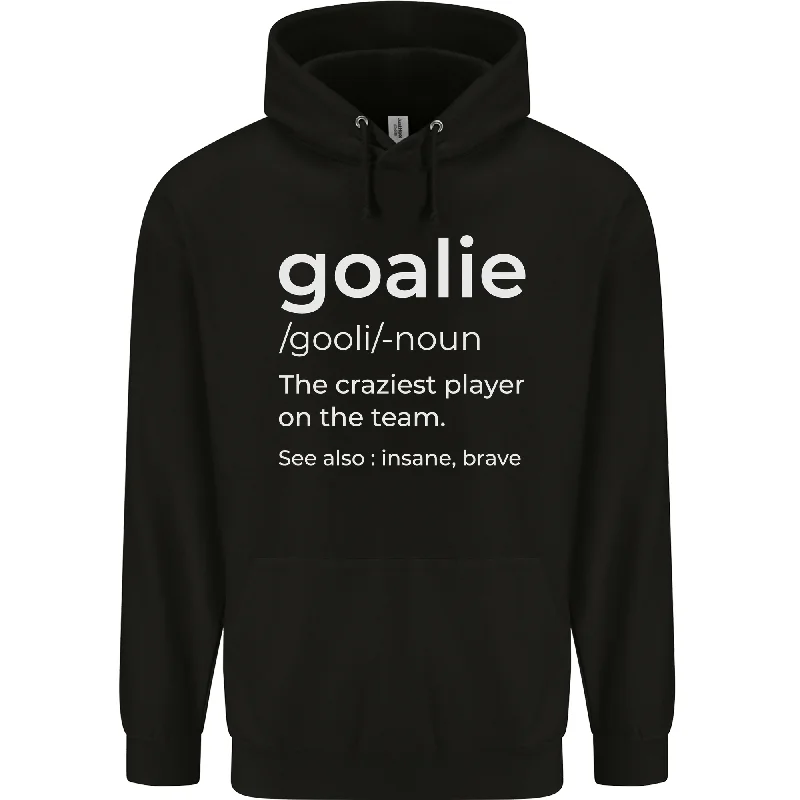 The Best Prices Goalie Keeper Football Ice Hockey Funny Mens 80% Cotton Hoodie