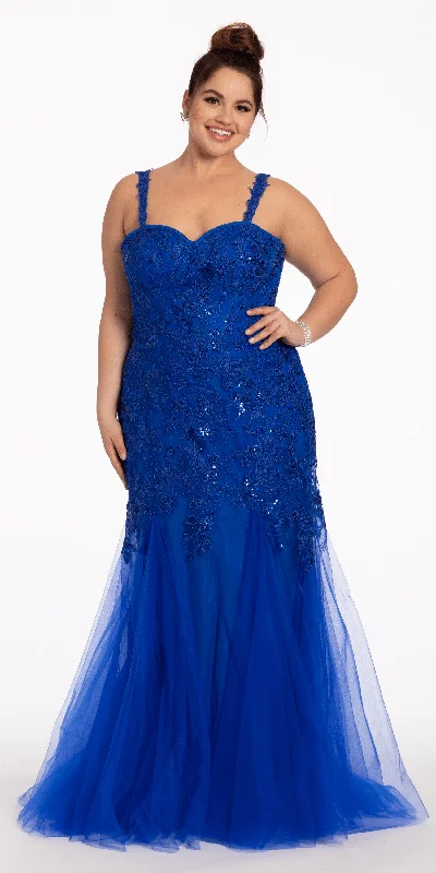 Exclusive Preview Sweetheart Mesh Corset Mermaid Dress