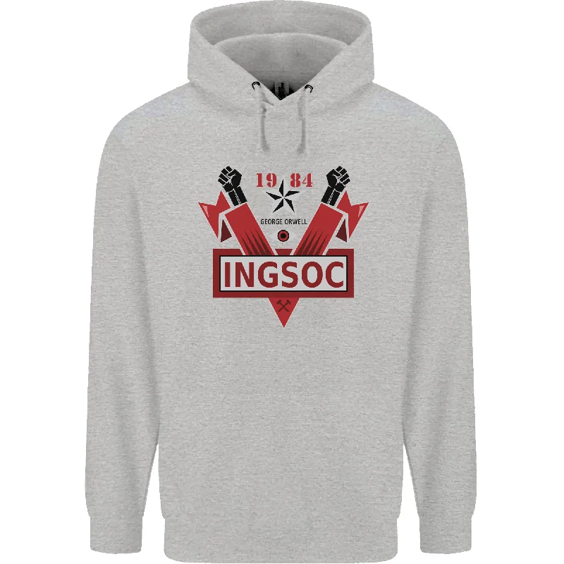 Hot Deal INGSOC George Orwell English Socialism 1994 Mens 80% Cotton Hoodie
