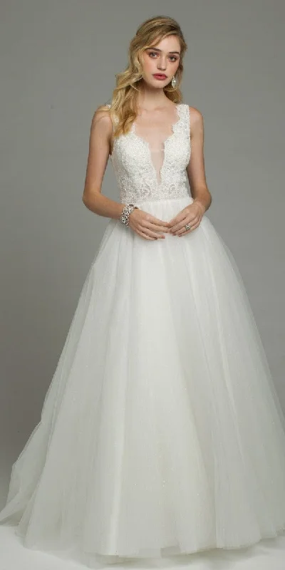 Limited Edition Lace Plunge Beaded Waist Sparkle Dress