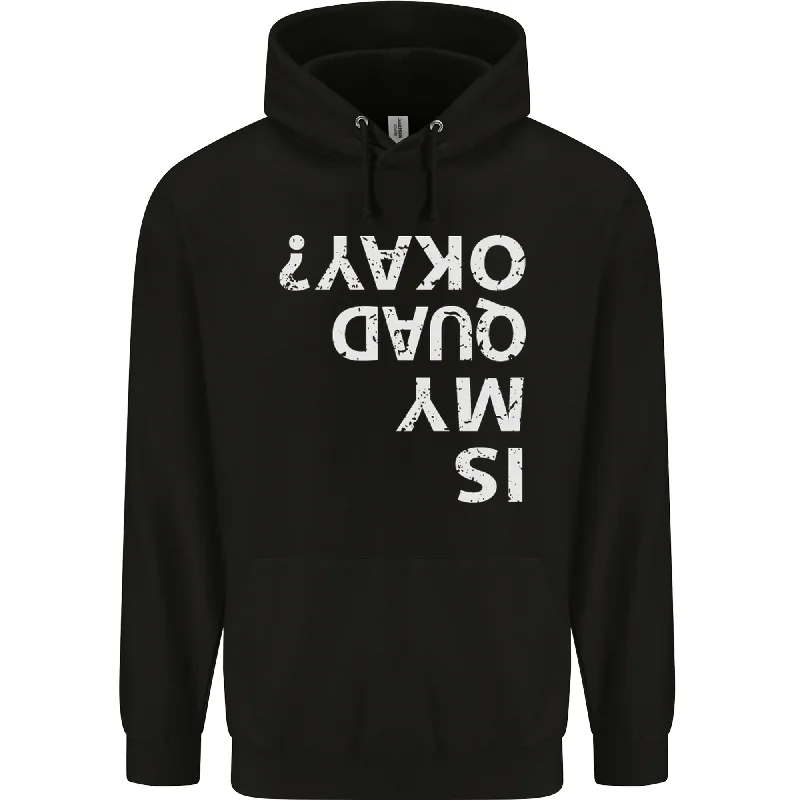 Year-End Sale Is My Quad Okay? Bike Biking Funny Mens 80% Cotton Hoodie
