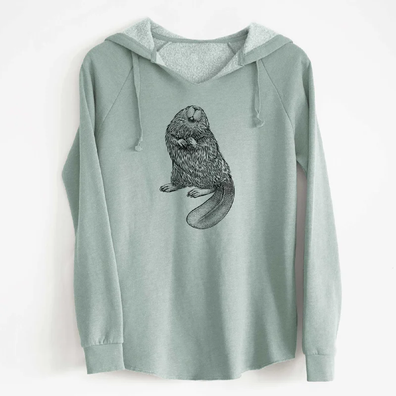 Price Buster North American Beaver - Castor canadensis - Cali Wave Hooded Sweatshirt