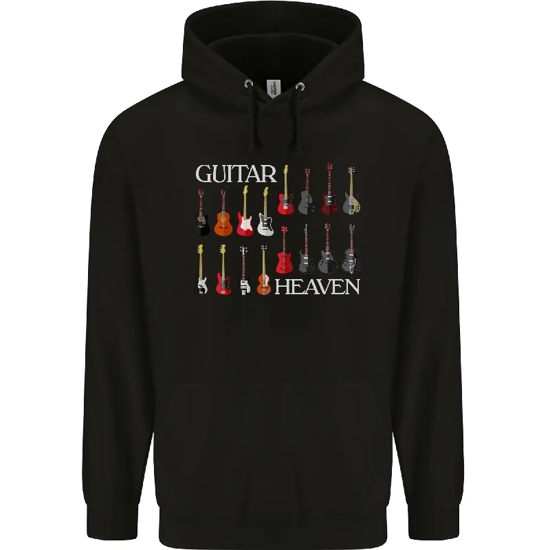 Big Discounts Guitar Heaven Collection Guitarist Acoustic Mens 80% Cotton Hoodie
