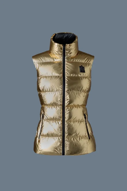 Time-Limited Offer Mackage Gisela Vest in Gold